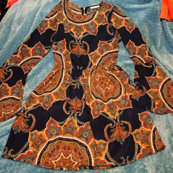 Shop TT multi colored Mini Dress - Picture 1 of 3